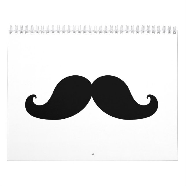 DEN BÄST SVART MUSTASCHEN KALENDER (Omslag)