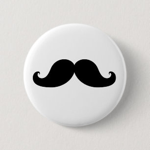 DEN BÄST SVART MUSTASCHEN KNAPP
