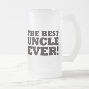 Den bäst unclen Någonsin Frostat Ölglas