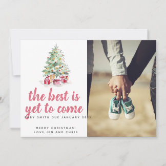 Den bästa är ännu att komma Holiday Card Julkort