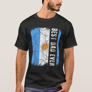 Den bästa argentinska Pappa Alltid argentinska Far T Shirt