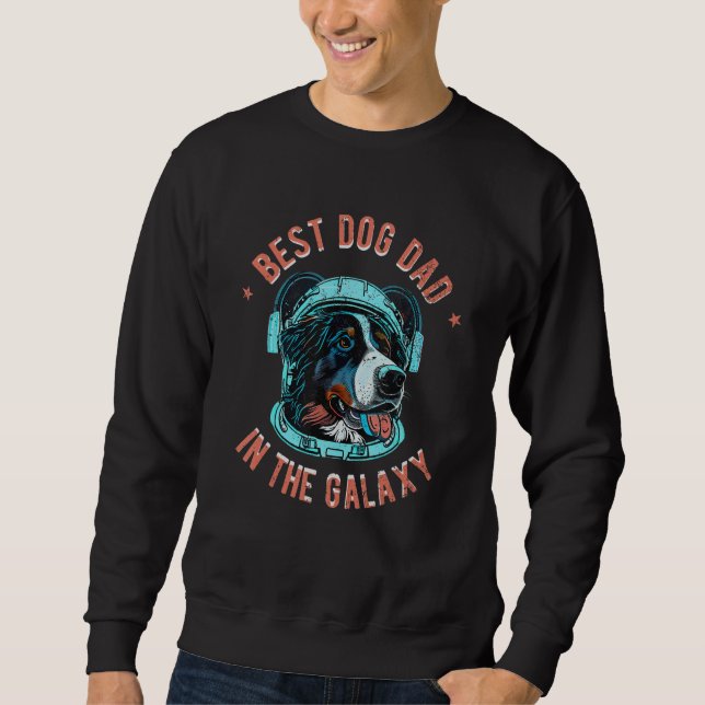 Den bästa Australian Shepherd-pappan i galaxen - A Lång Ärmad Tröja (Framsida)