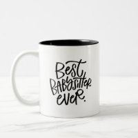 Den bästa barnvakten någonsin 2-tonkaffe Mugg