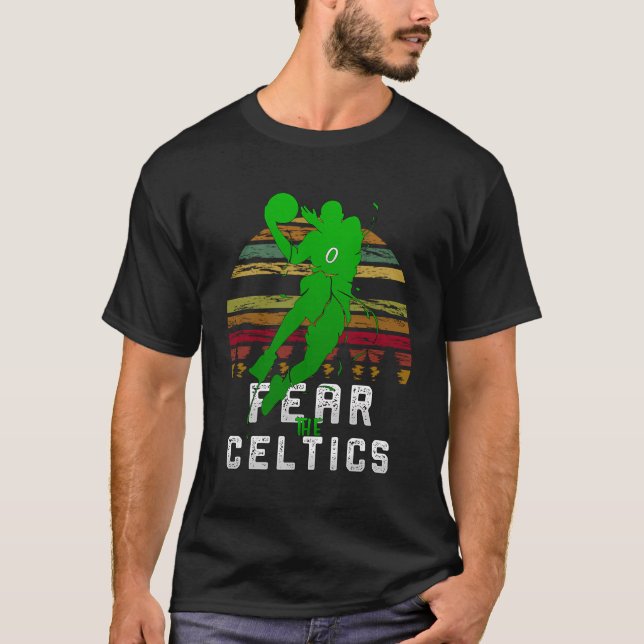 Den bästa basketbollen är rädd för de keltiska 0-g t shirt (Framsida)
