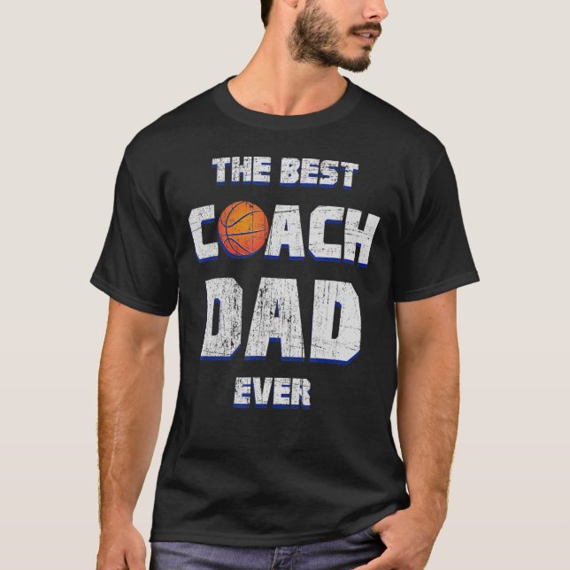 Den bästa basketbollen Pappa någonsin T Shirt (Framsida)