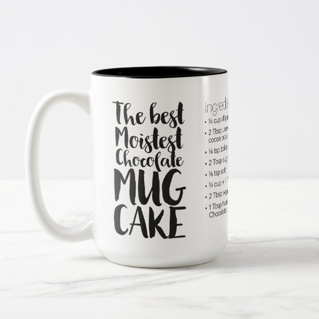 Den bästa, bästa, bästa, choklad, Mugg-kummelns-re Två-Tonad Mugg (Vänster)