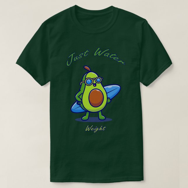 Den bästa Begränsada utgåvan av Sak Cute, Avocado  T Shirt (Design framsida)