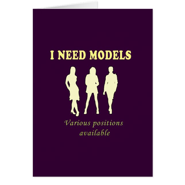 Den bästa bikinin modellerar hälsningskort (Framsidan)