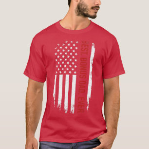 Den bästa bonusen pappa någonsin med oss american t shirt