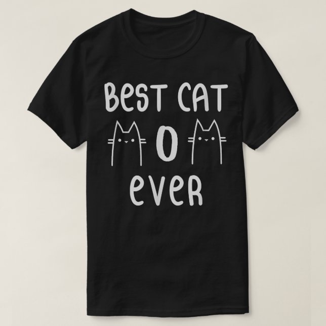 Den bästa Cat Mamma lustiga kattpresenten  T Shirt (Design framsida)