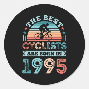 Den bästa cyklisten som föddes 1995 runt klistermärke