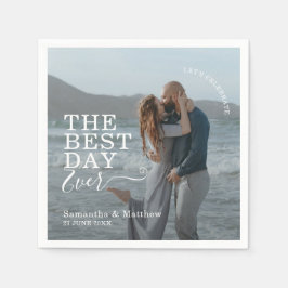 Den Bästa Dagen Någonsin Modern Bohemsk Strandbröl Pappersservett