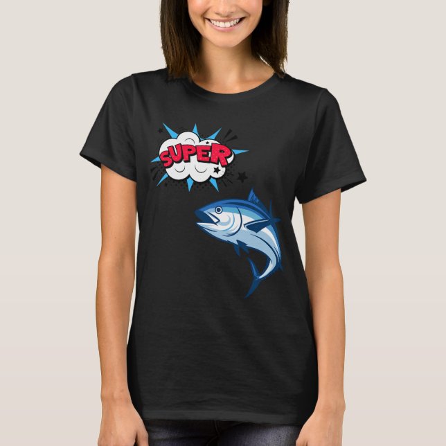Den bästa fisken t shirt (Framsida)