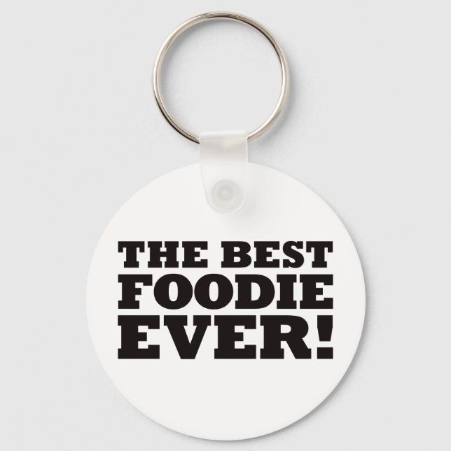 Den bästa foodie någonsin nyckelring (Framsida)