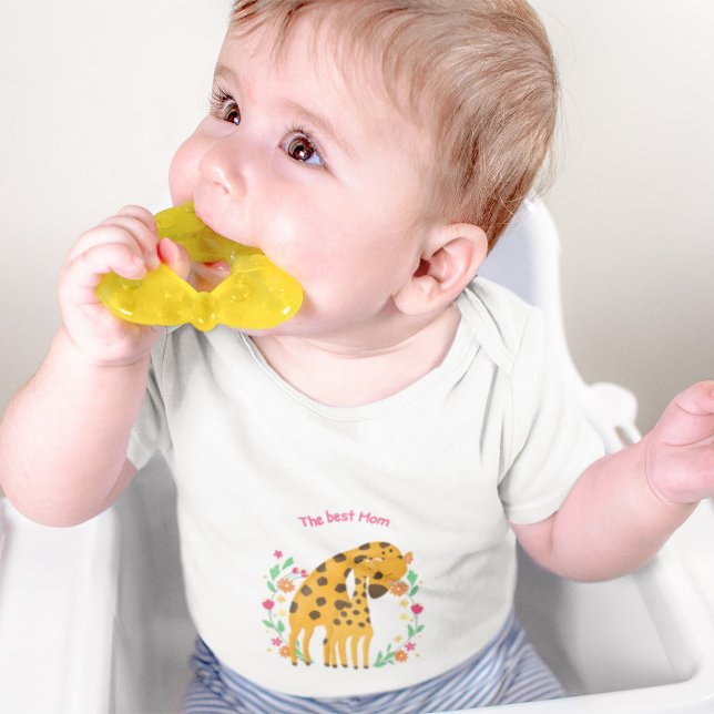 Den bästa Giraffe för Mamma och Baby T Shirt (Skapare uppladdad)