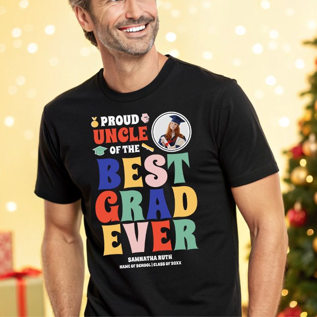 Den bästa Grad någonsin-fotots goda farbror T Shirt (Skapare uppladdad)