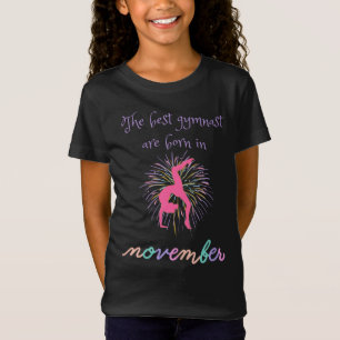 Den bästa gymnasten föds i november t shirt