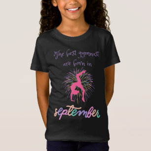 Den bästa gymnasten föds i september t shirt