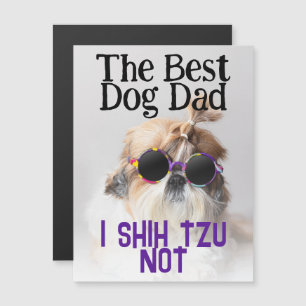 Den bästa hundpappan Shih Tzu Inte Fars Dag