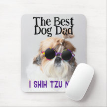 Den bästa hundpappan Shih Tzu Inte Fars Dag