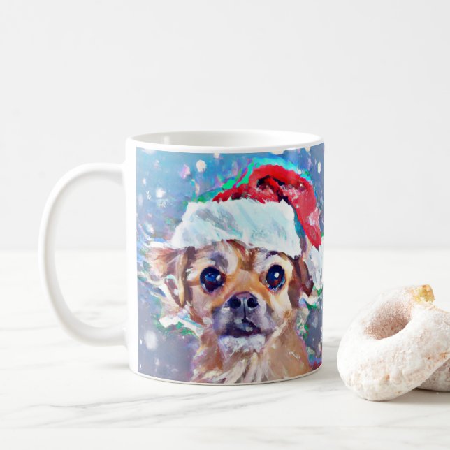 Den bästa juldogmen någonsin! kaffemugg (Med munk)