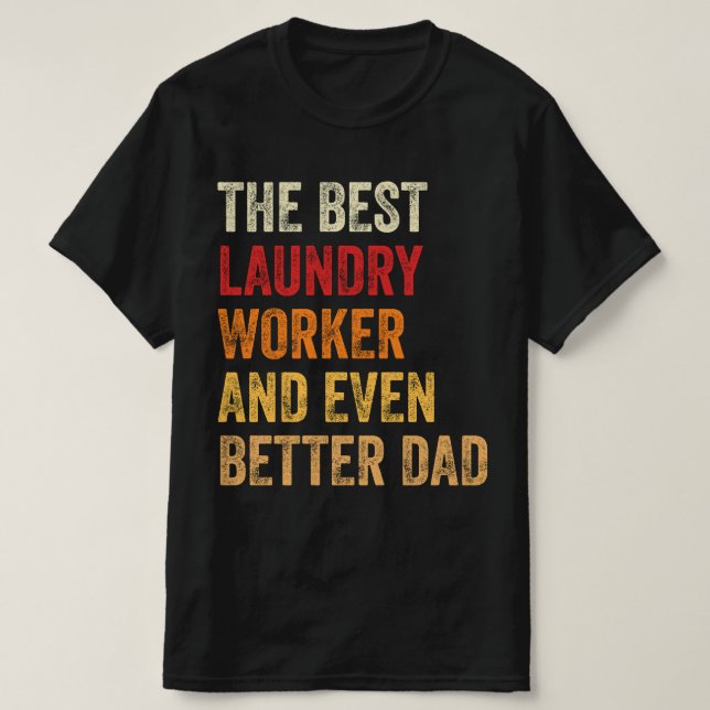 Den bästa laboratoriearbetaren och till och med bä t shirt (Design framsida)