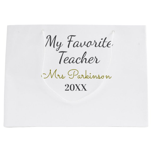 Den bästa läraren lägger till namn datum år efter  (Framsidan)