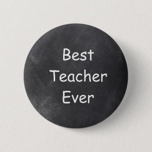 Den bästa läraren någonsin i Chalkboard Design Gif Knapp