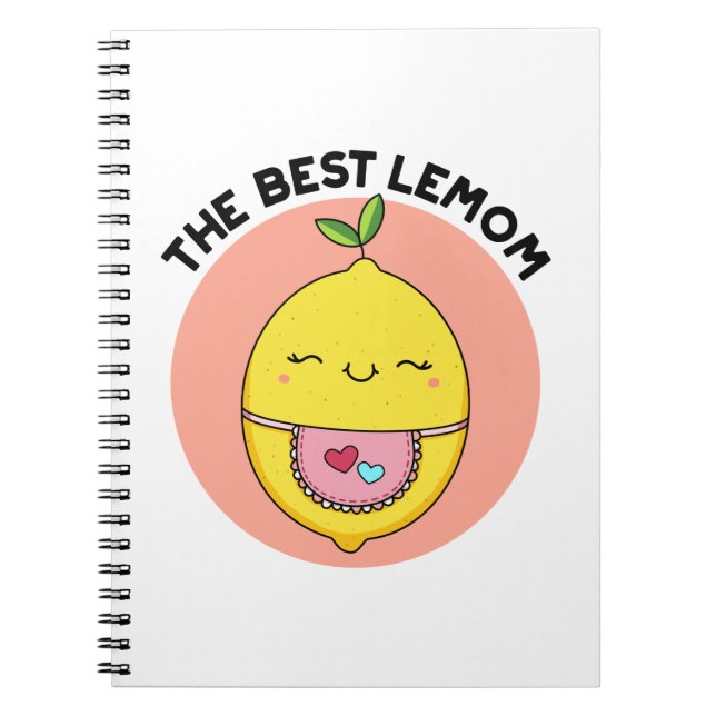 Den Bästa Lemom Roliga Citron Puns  Anteckningsbok (Framsidan)