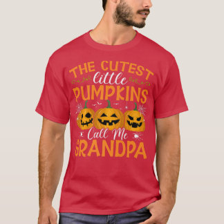 Den bästa lilla pumpkins kallar mig Grandpa Hallow T Shirt