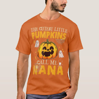 Den bästa lilla pumpkins kallar mig Nana Funny Hal T Shirt