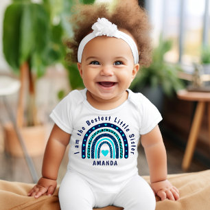 Den Bästa Lilla Syster Baby Onesie Body T Shirt