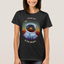 Den bästa Mamma i Galaxy Shirt - Mor-dagen
