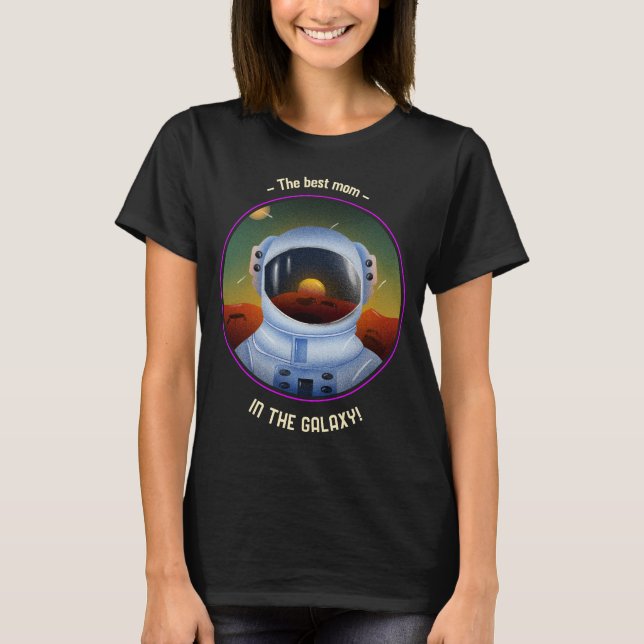 Den bästa Mamma i Galaxy Shirt - Mor-dagen T Shirt (Framsida)
