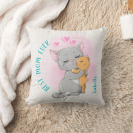 Den bästa mamma någonsin, Cute cat-gåva mor Kudde
