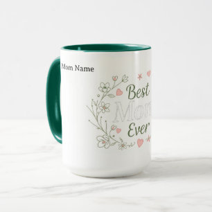 Den Bästa Mamma Någonsin Lyxig Keramisk Present Mugg