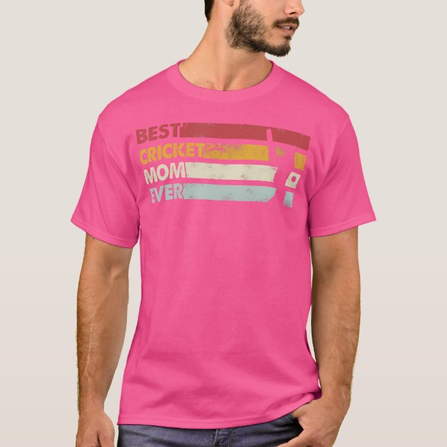 Den bästa Mamma någonsin Mor Cricket T Shirt (Framsida)