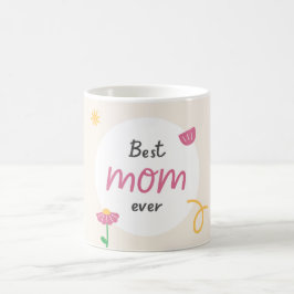Den bästa Mamma någonsin Mugg Cute Gift Mors dag f