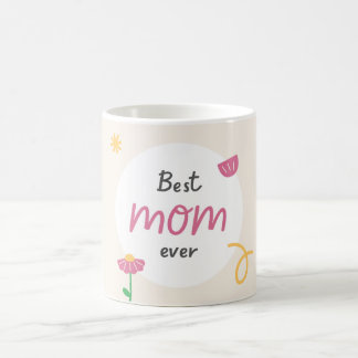 Den bästa Mamma någonsin Mugg Cute Gift Mors dag f