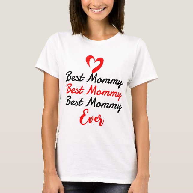 den bästa mor mamma mamma någonsin t shirt (Framsida)