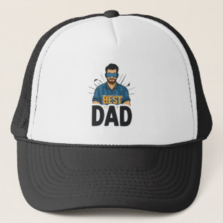 den bästa pappa-far-dagskorgen keps