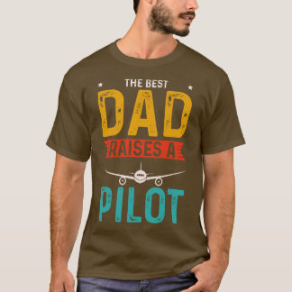 Den bästa Pappa höjer en pilotapparat T Shirt