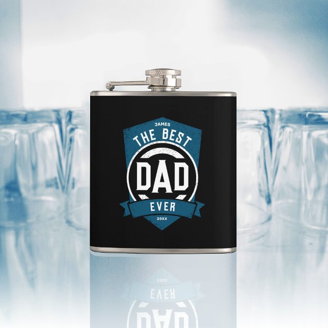 Den bästa Pappa någonsin moderna Fars dag-gåvan Fickplunta (Skapare uppladdad)