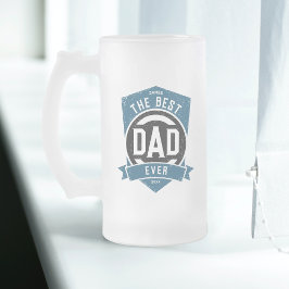 Den bästa Pappa någonsin moderna Fars dag-gåvan Frostat Ölglas