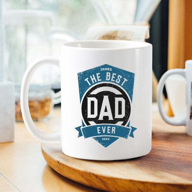 Den bästa Pappa någonsin moderna Fars dag-gåvan Kaffemugg (Skapare uppladdad)