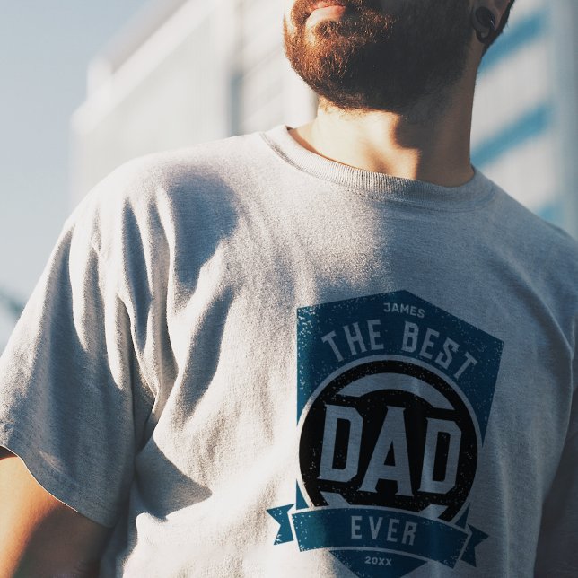 Den bästa Pappa någonsin moderna Fars dag-gåvan T Shirt (Skapare uppladdad)