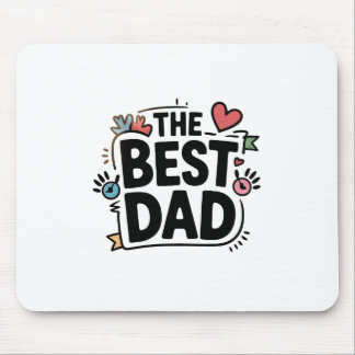 Den bästa Pappa-textdesignen Musmatta