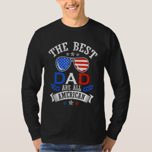 Den Bästa Pappan 4:e Juli Självständighetsdagen Fa T Shirt