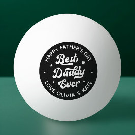 Den bästa pappan för lycklig Fars dag någonsin, fo Pingisboll