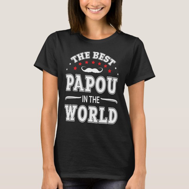 Den bästa pappan i Make Far pappa D T Shirt (Framsida)
